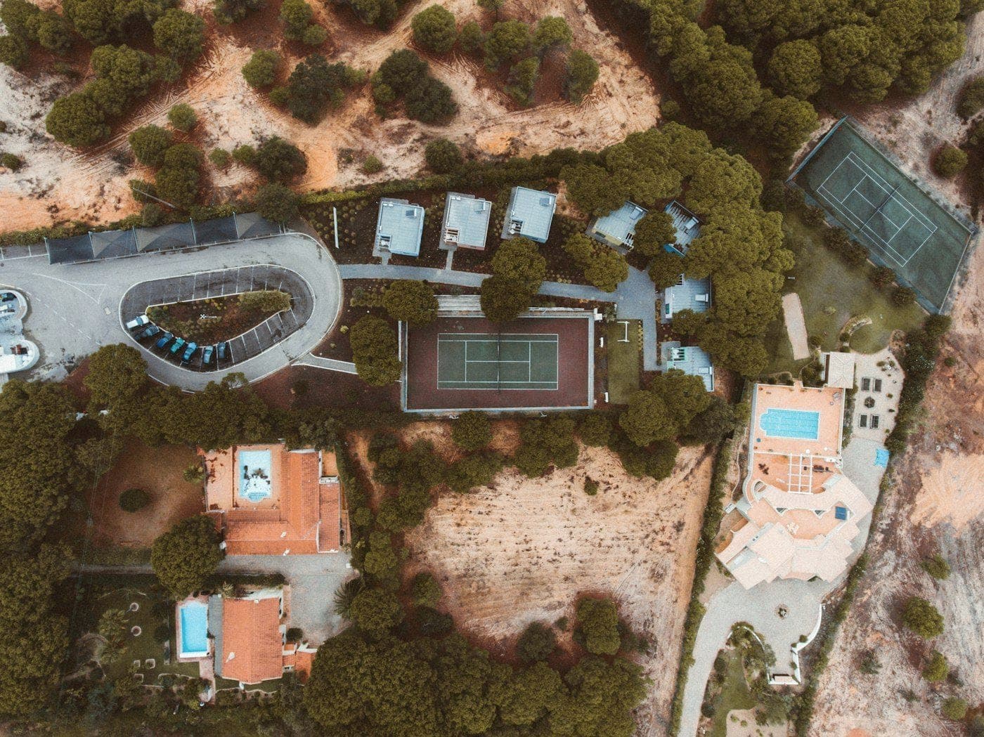 Aerial view of Quinta do Lago, Almancil